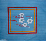 120TC cotton blue double bedsheet & pillow covers from UniqChoice, India