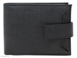 Leather textured wallet, Seetu Black Attractive Design for Men - Free size, Made in India