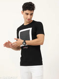 Cotton men's Squid Game T-shirt in square design, available in M, XL, XXL. Made in India