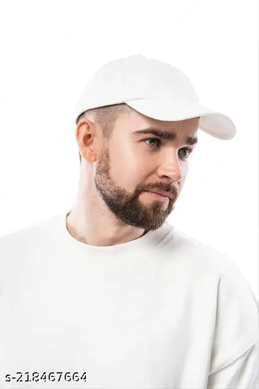 Multicolor cotton baseball caps, adjustable for men and women, solid pattern, pack of 2 from India