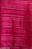 Georgette pink striped saree with sequined blouse, free size Indian fashion