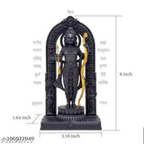 Resin Ram Lalla statue, 7-inch tall, adds divine elegance to home or office decor