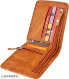 Faux leather men's wallet, 2-compartment design with credit, debit card pockets, currency compartment. Perfect modern gift for any occasion