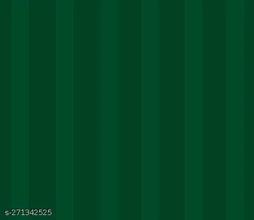 Dark Green Shine Creations Elastic Fitted Bedsheet King Size with 2 Pillow Covers, 72 x 78 inch (300 TC Satin Striped Superfine)