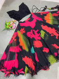 CUMFFY 3-8 years lehenga choli, intricate digital flower print, fully stitched Indian traditional wear