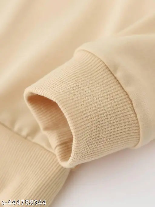 Cotton blend girls printed sweatshirt for winters, vibrant design ideal for chilly days