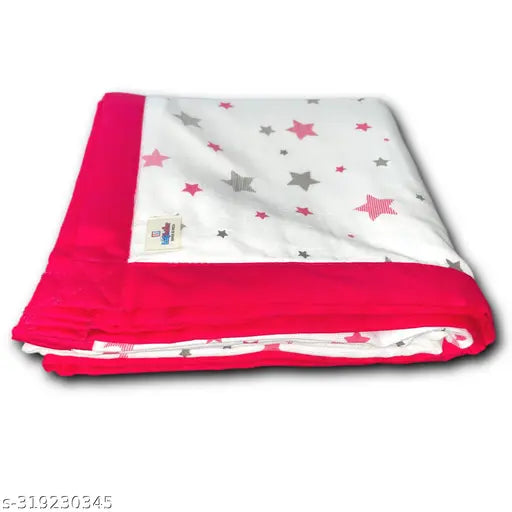 PinkStar Design 100% organic cotton 6-layer muslin baby quilt for heavy winter, 100cm x 100cm, ideal for newborns and toddlers