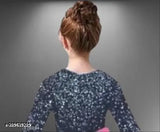 Most beautiful Indian net gown, trending solid pattern, long sleeves for girls aged 5-16 years