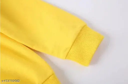 Cotton kids hoodie, printed net design, durable construction for active play and easy care