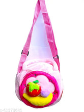 Soft, colorful canvas flower sling bag for baby girls, lightweight and easy to carry