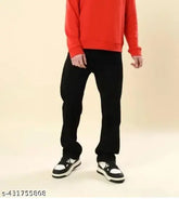 Polycotton straight fit ankle-length boys denim jeans, solid pattern, vintage style for men's wardrobe