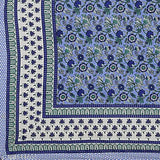 Cotton Jaipuri King Size Double Bedsheet, 180 thread count, ethnic motifs, summer season