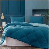 Teal-Sky reversible microfibre king comforter, premium luxury 250 GSM for heavy winter use