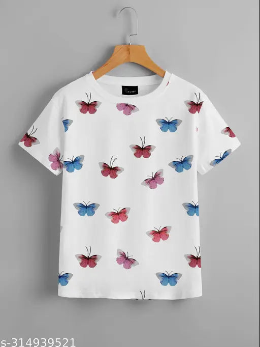Polycotton Celebi printed combo T-shirt collection for women & girls, perfect for regular fit and oversized styles. Size S (36in bust, 25in length), M (38in bust, 25in length), L (40in bust, 26in length), XL (42in bust, 26in length)