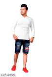 Classy cotton long sleeve t-shirt, printed pattern, casual wear, India origin