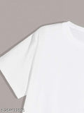 White polyester Spy X Family printed unisex casual wear round neck half sleeve t-shirt with short sleeves and unique fit