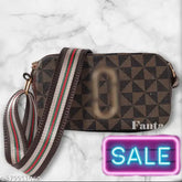 PU printed net sling bag, trendy women's free size bag from India