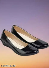 Synthetic patent leather bellies, attractive daily wear for women, India-sized options from imporio Fashion Hub