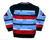 Wool fleece printed kids sweatshirt & pant set (pack of 2) - warm and cozy winter wear for baby boys