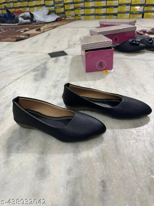 Synthetic Indo-western ballerinas - lightweight, comfortable, slip-on style, available in sizes IND-3, IND-4, IND-6, IND-7