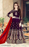 Indian semi-stitch Amazing Manohari women's gown, available in various sizes (S-6XL)