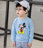 Cotton Blend printed kids winter sweatshirt with long sleeves, perfect for every occasion