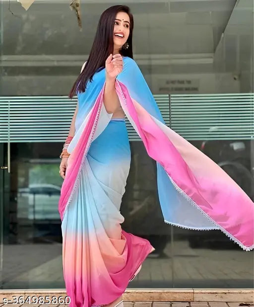 Yellow and multicolor Kasavu Silk Kanjeevaram saree with blouse piece, embroidered with Zari and Jacquard patterns, featuring Vichitra Silk for the blouse and various colors including yellow, green, and red. Traditional Banarasi design, suitable for daily wear or special occasions. Free Size, 5.5m saree length, 0.8m blouse length. Origin: India