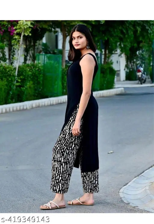 Rayon straight kurta sets with palazzo bottoms, solid colored Indian fashion for men and women, available in sizes M-XXL