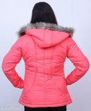 Padded polyester winter jacket for women, M-XXXL sizes, India-made