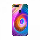Peacock-colored illusions mobile case, high-quality, lightweight, phone protection with perfectly shaped holes for easy access