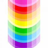 Multicolor glass cone effect mobile case, lightweight, universal fit for phone protection against scratches and bumps