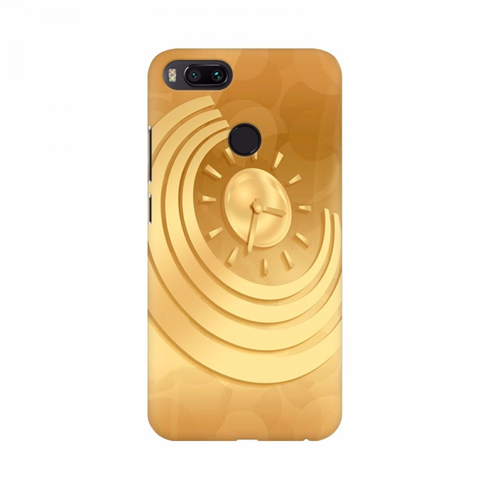 Golden Curve Clock mobile case cover - 100% brand new, lightweight, high-quality design suitable for all phone models, protecting from scratches and chips