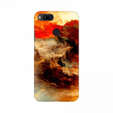 Orange color painting illustrator mobile case, lightweight and high-quality, fits all phones, protects from scratches and chips