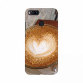 Heart Coffee Milk Shake pattern phone case, high-quality, lightweight, scratch and bump protection for all models