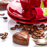 Dark chocolate-patterned mobile case cover, high-quality protection for all phone models