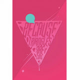 Pink triangle mobile case cover, 100% new and high-quality, lightweight design for all phone models, scratch and chip protection