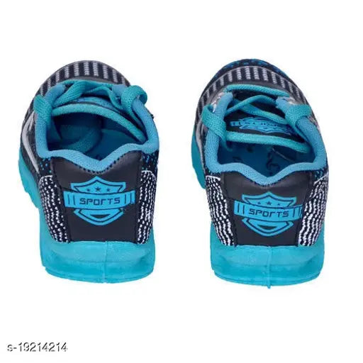 Light Blue textile slip-on casual boots for kids (ages 2-3.5 years), PVC sole, multiple sizes available