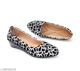 Synthetic leather women's bellies ballerinas in vibrant fun colors, Indian-made slip-on ballet flats for comfortable everyday wear
