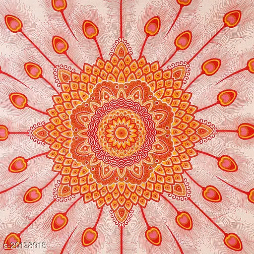 Brown 120TC cotton UniqChoice double bedsheet with 2 pillow covers for queen-sized beds, made in India