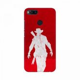Red abstract design mobile case for all models, lightweight and scratch-resistant