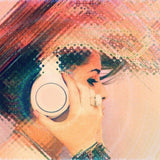 Black lightweight music mobile case cover for all phones, protects from scratches and chips