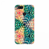 Abstract colorful triangle pattern phone case, lightweight and high-quality for all models. Protects from scratches, chips, and bumps with perfectly shaped holes for buttons, lens, and camera access