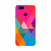 Abstract colorful trigangle design mobile case, high-quality protection for all phone models