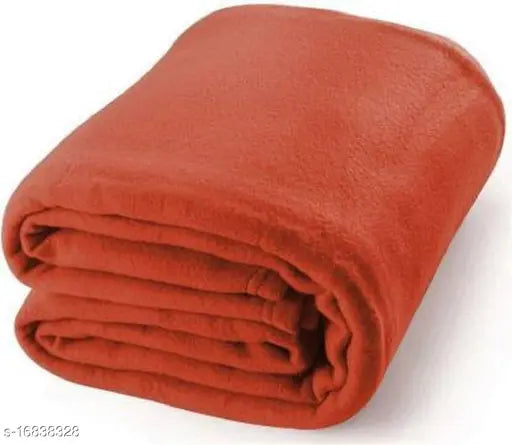 ComfyTouch polyester single solid blankets, pack of 4, free size (90in x 60in), India origin