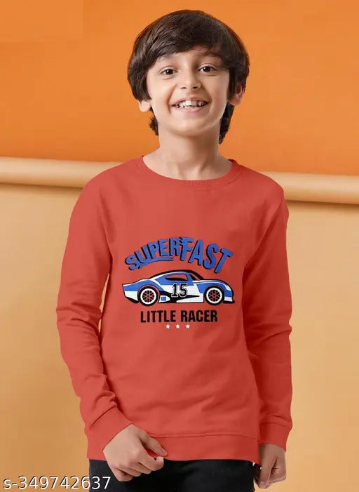 Cotton blend printed hoodie (pack of 1), soft and stretchable for kids comfort on various occasions, durable construction, sizes: 3-4Y, 4-5Y, 5-6Y, 6-7Y, 7-8Y, 8-9Y, 9-10Y, 10-11Y, 11-12Y. Made in India