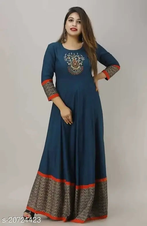 Embroidered rayon kurtis and sharara set, Aishani Fashionbie in Indian sizes S-XXL
