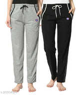 Multicolor cotton blend pyjamas and lounge pants by Vimal Jonney, women's sizes 32-40