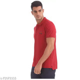 HardForce stylish men's cotton t-shirt, premium quality heavy-duty solid color short sleeve tee, India origin