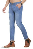 Denim(stretch) jeans - dyed/washed, high-quality denim, versatile casual wear in sizes 30, 32, 34, 36 from India