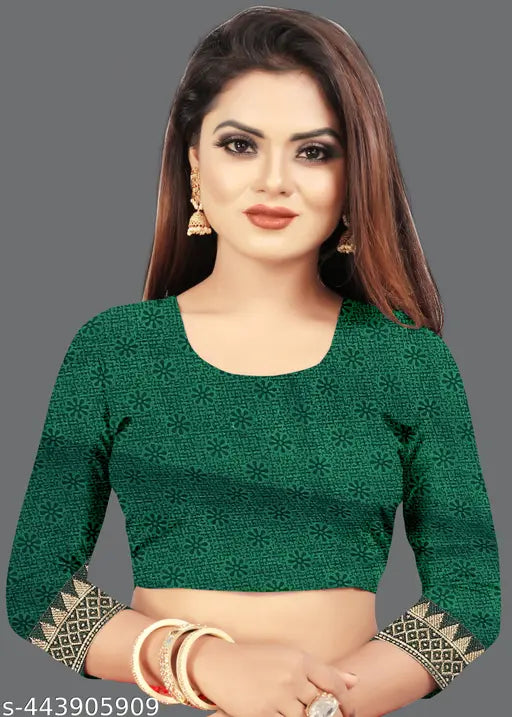 Georgette floral print saree with unstitched blouse piece, perfect for daily wear and casual occasions